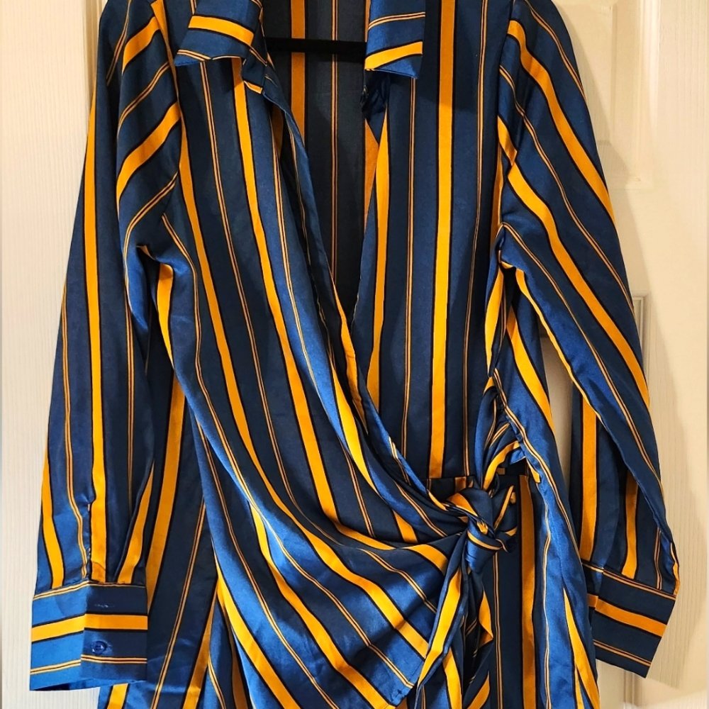 AKIRA Wrap Blouse